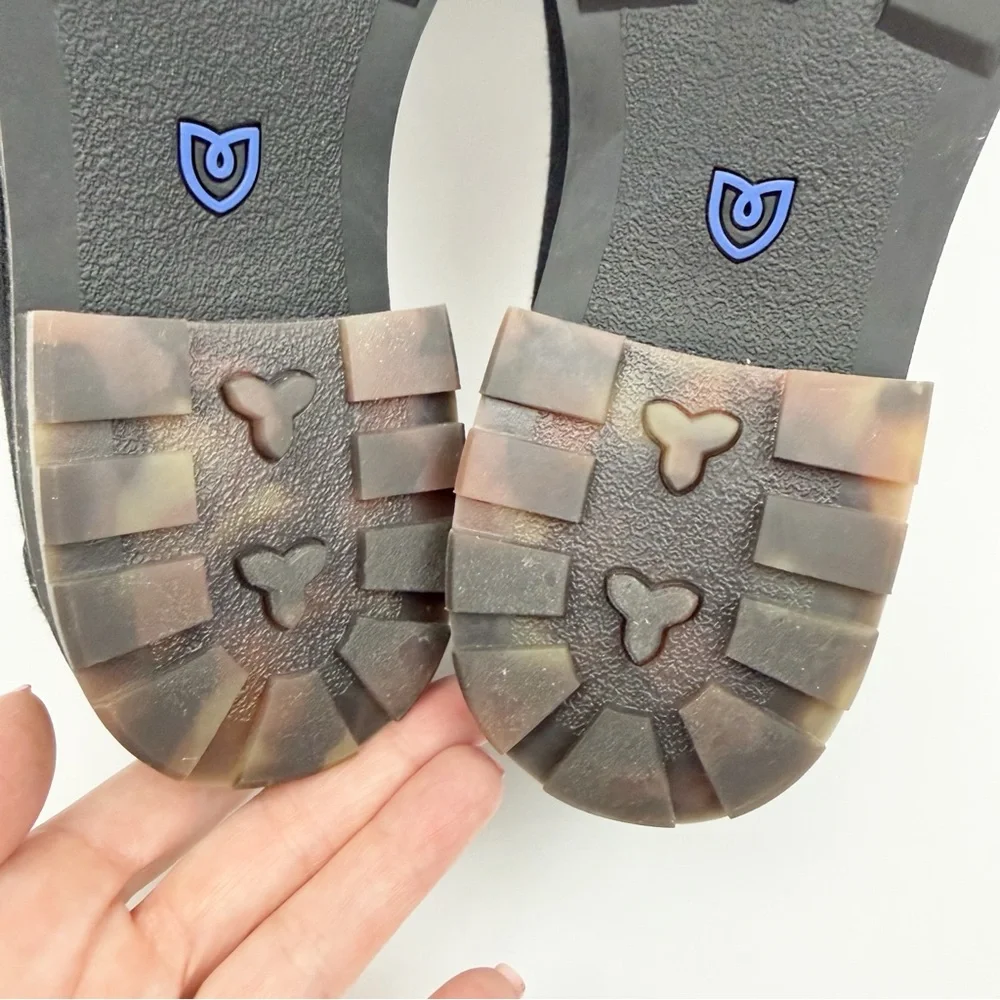 Rothy’s The Lug Loafer Shoes Onyx Black Wool - Picture 12 of 16